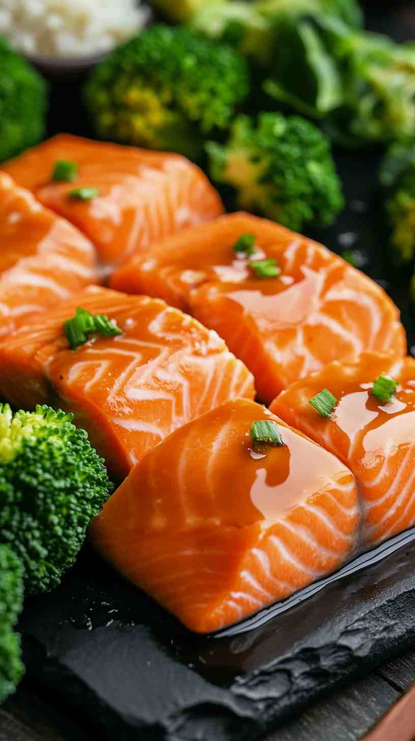 Air Fryer Teriyaki Salmon