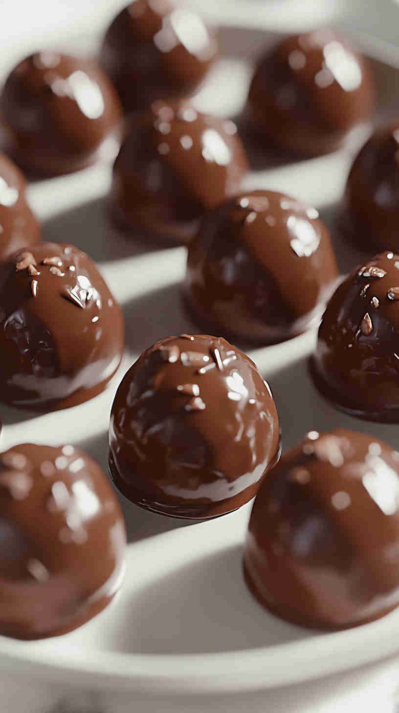 Sugar-Free Almond Butter Chocolate Truffles