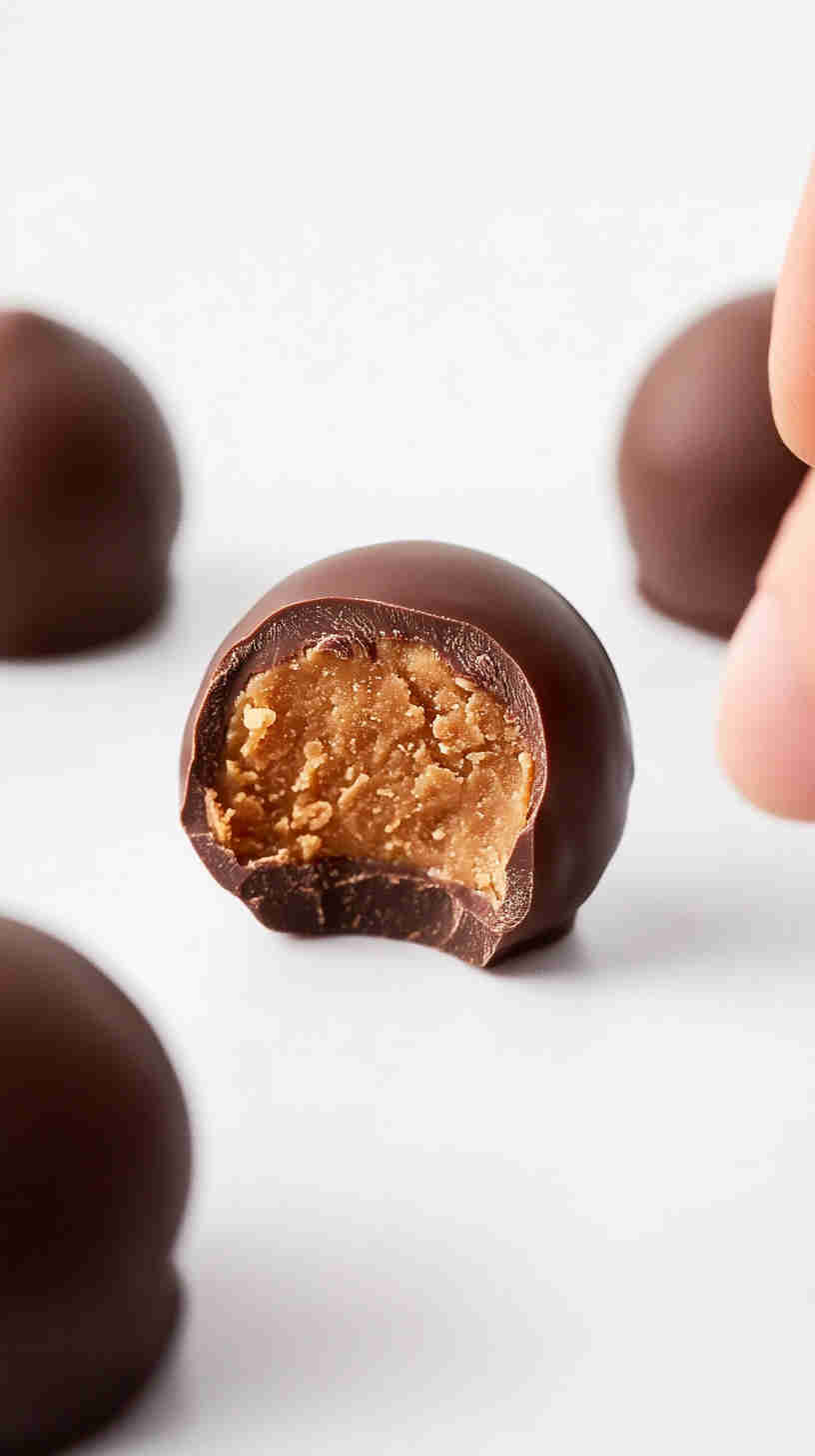 Sugar-Free Almond Butter Chocolate Truffles