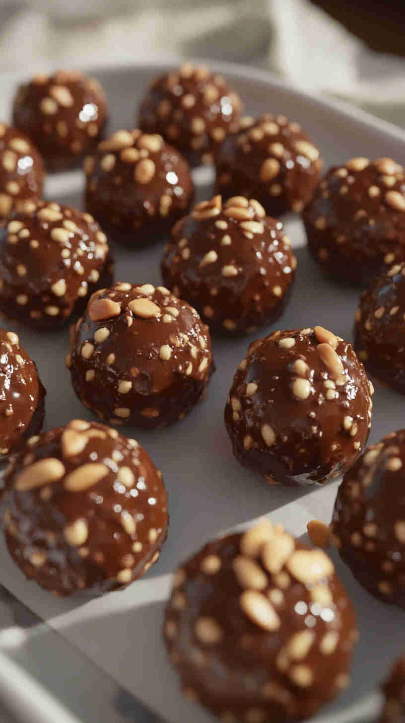 Sugar-Free Almond Butter Chocolate Truffles