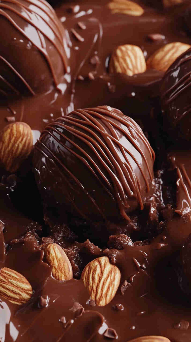 Sugar-Free Almond Butter Chocolate Truffles