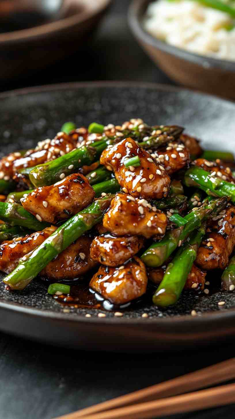 Asian-Inspired Air Fryer Asparagus