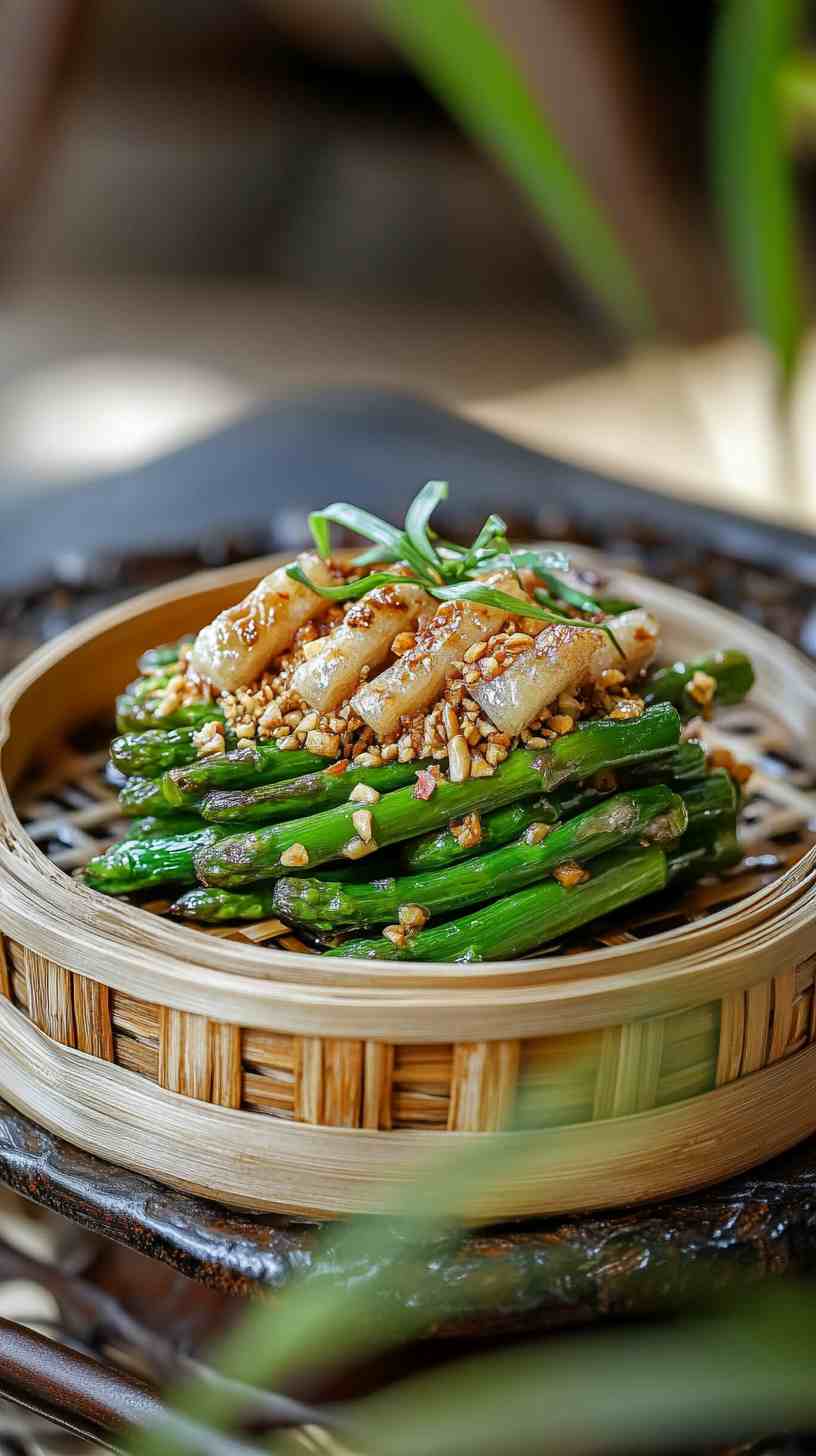 Asian-Inspired Air Fryer Asparagus