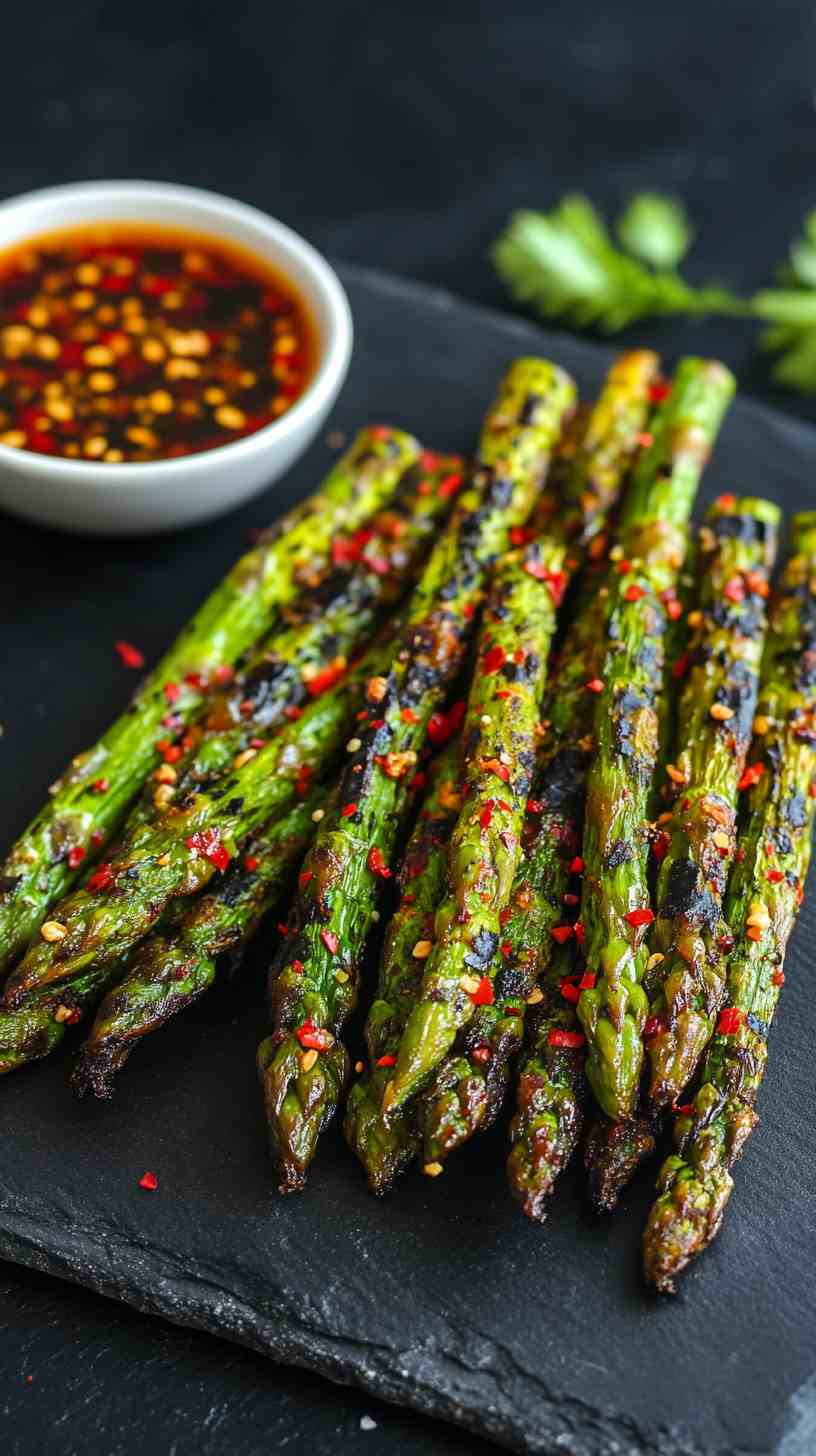 Asian-Inspired Air Fryer Asparagus