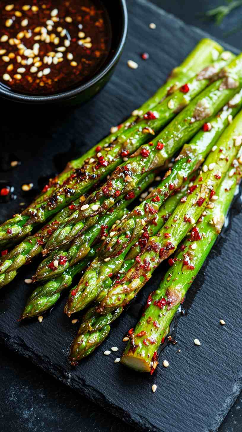 Asian-Inspired Air Fryer Asparagus