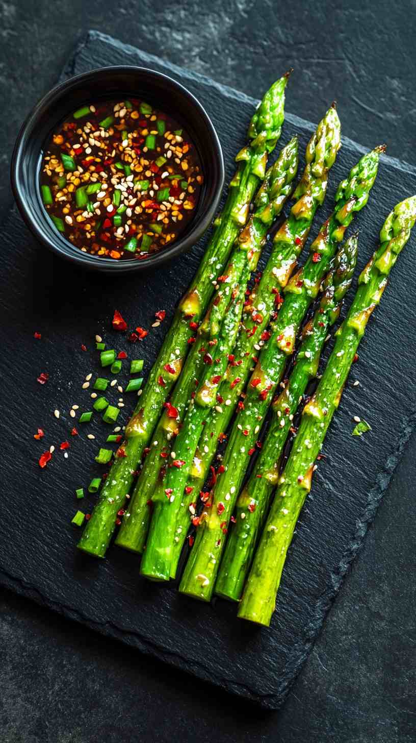 Asian-Inspired Air Fryer Asparagus