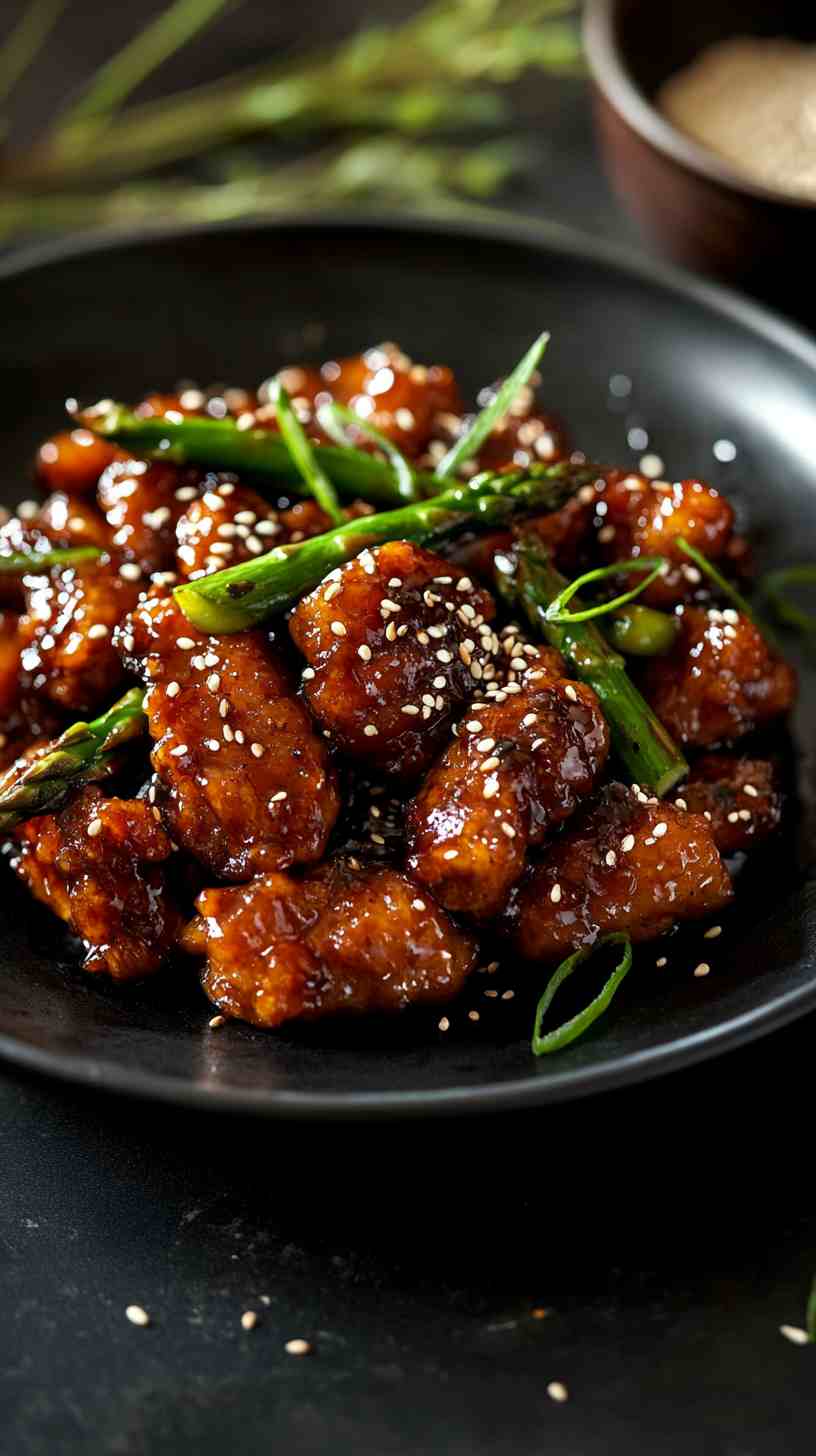 Asian-Inspired Air Fryer Asparagus
