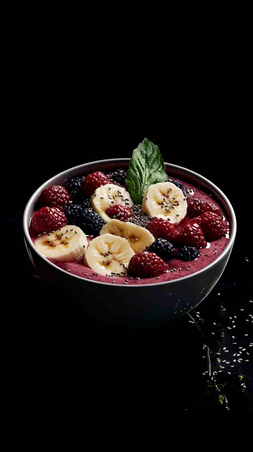 Banana Berry Power Boost Smoothie