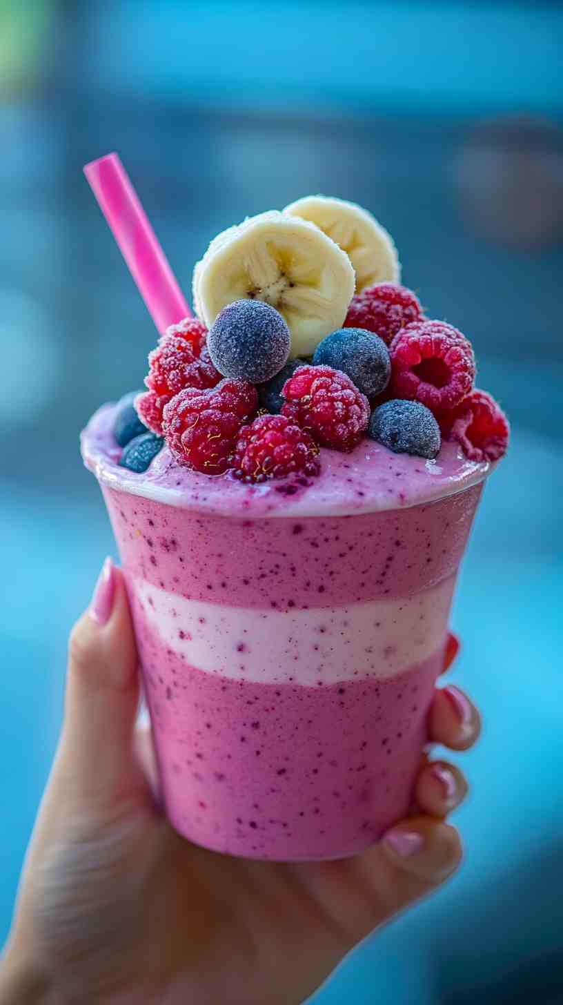 Banana Berry Smoothie Surprise