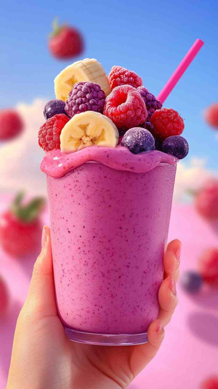 Banana Berry Smoothie Surprise
