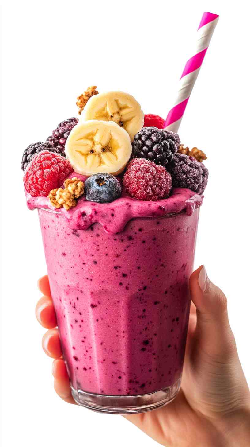Banana Berry Smoothie Surprise