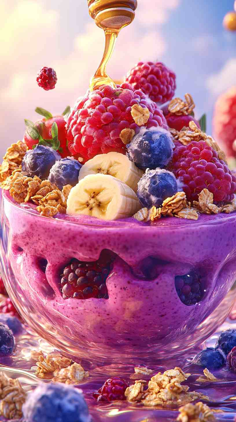 Banana Berry Smoothie Surprise