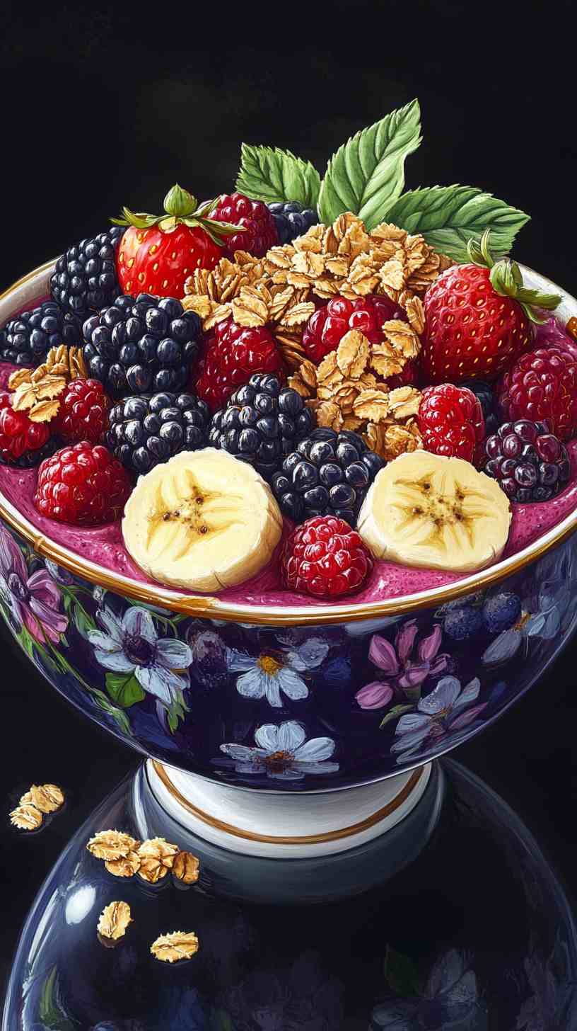 Banana Berry Smoothie Surprise