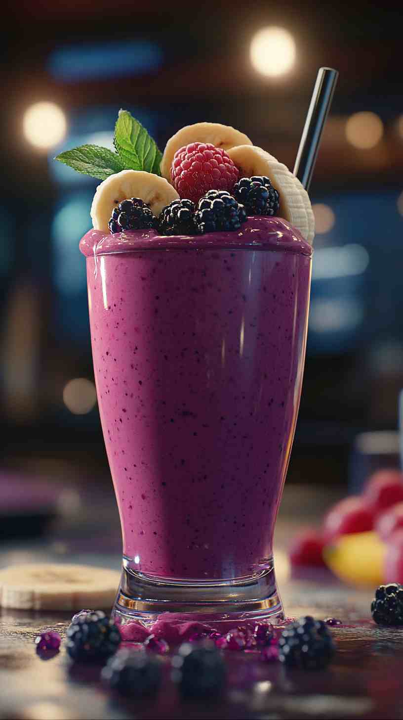 Banana Berry Smoothie Surprise