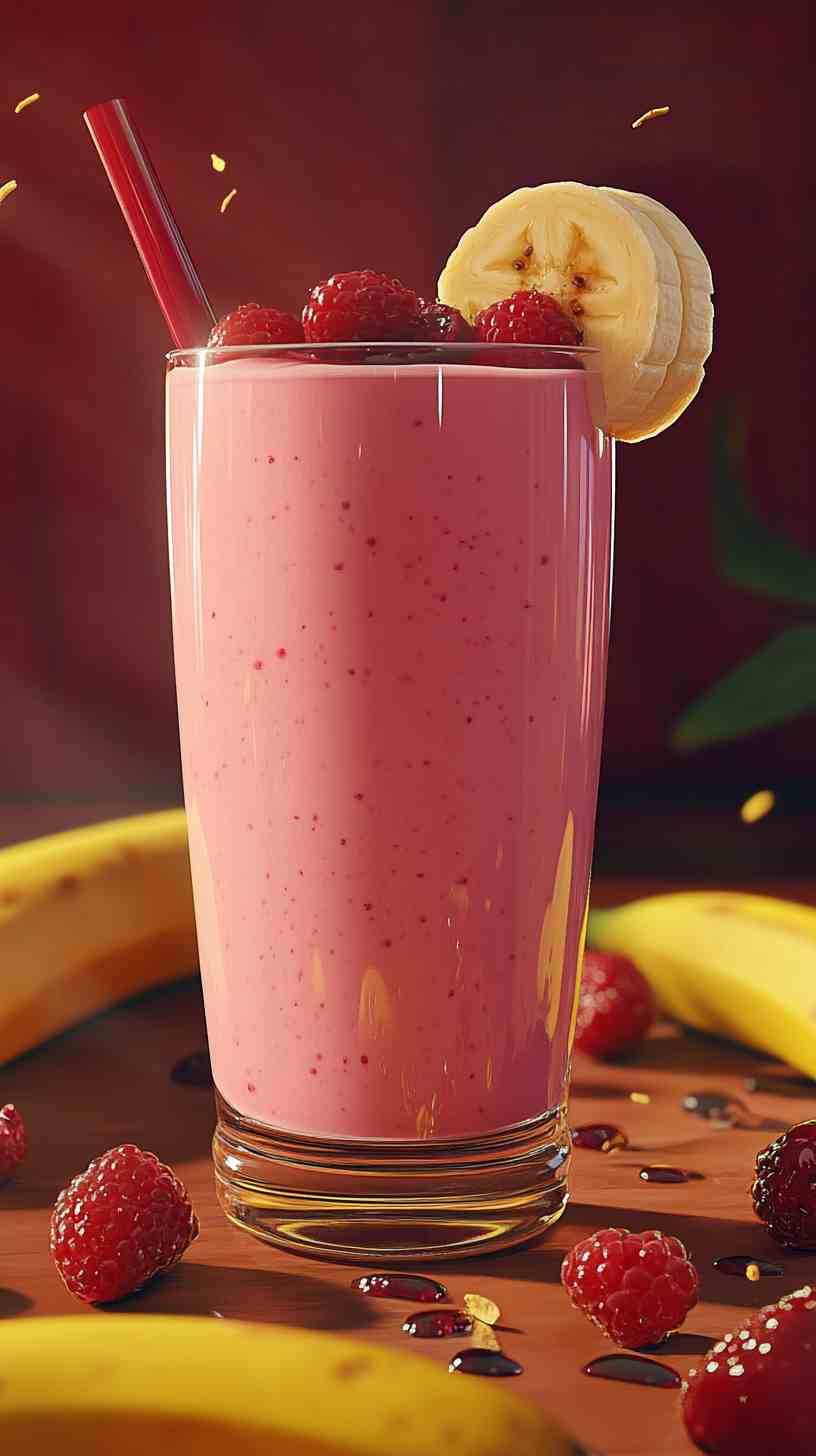 Banana Berry Smoothie Surprise