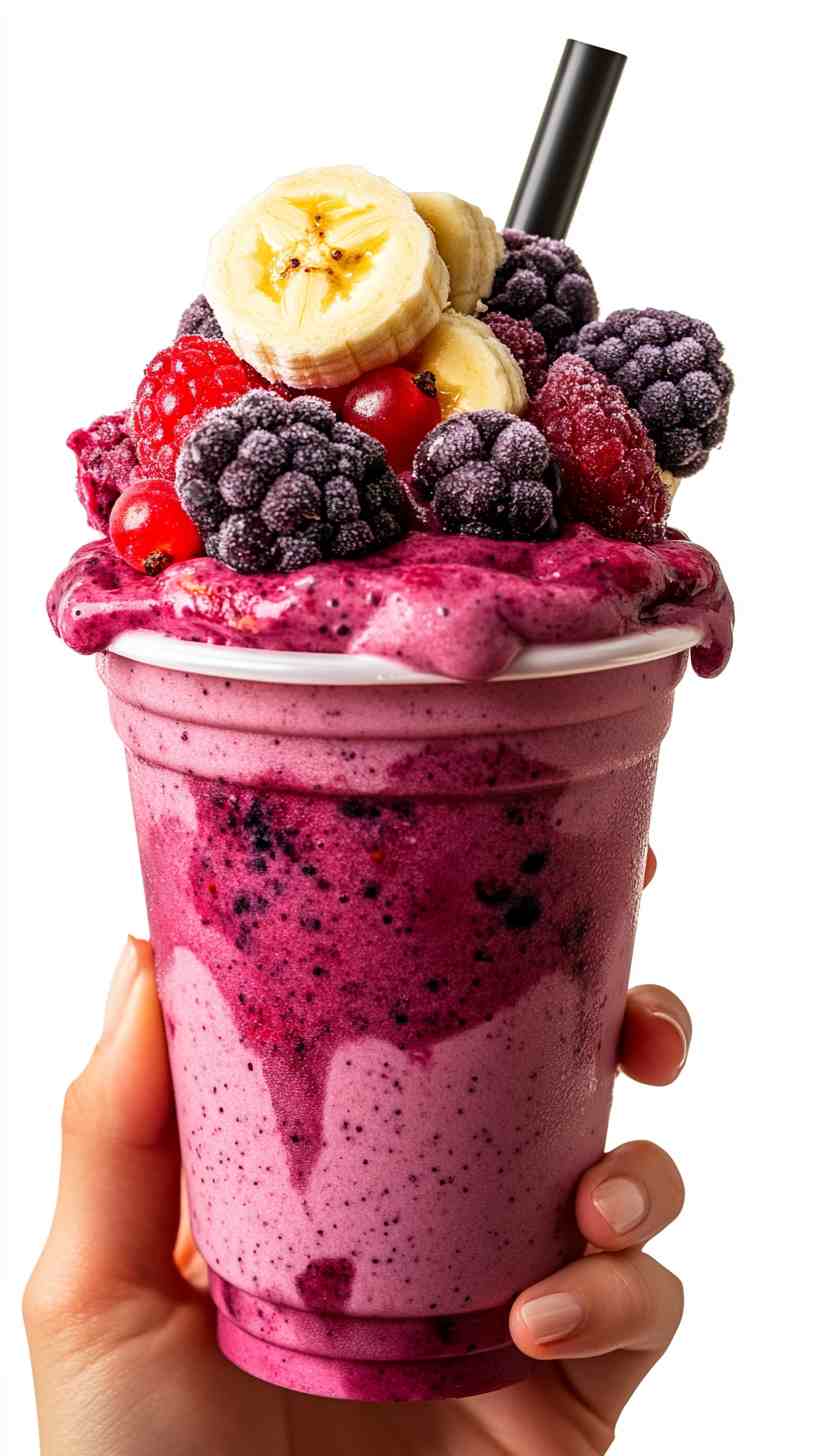 Banana Berry Smoothie Surprise
