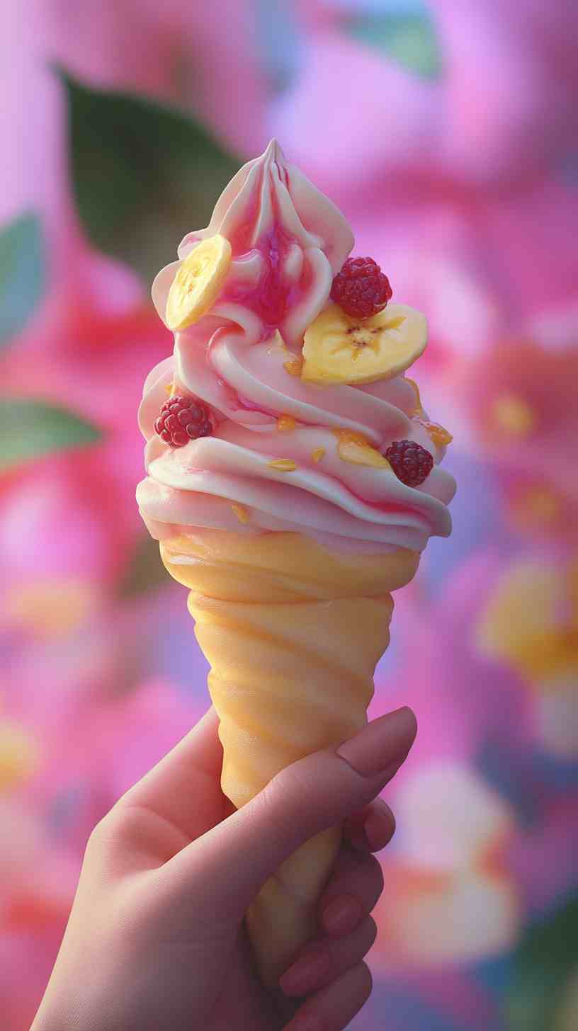 Banana Bliss with a Berry Twist Smoothie