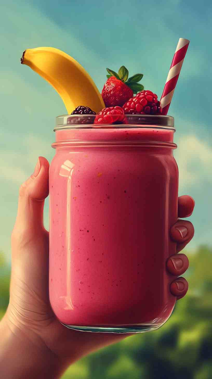 Berry Banana Delightful Blend Smoothie