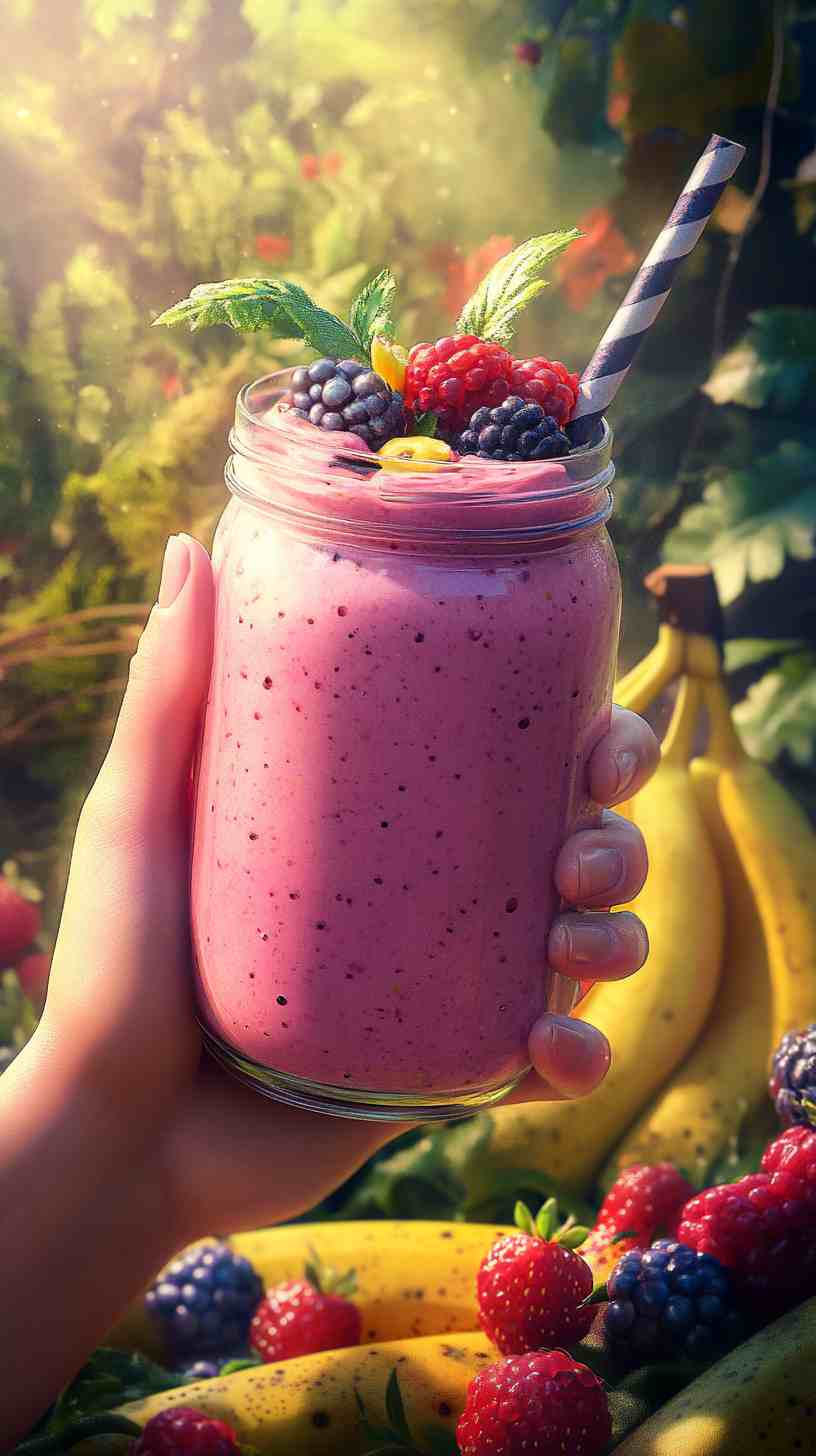 Berrylicious Banana Smoothie