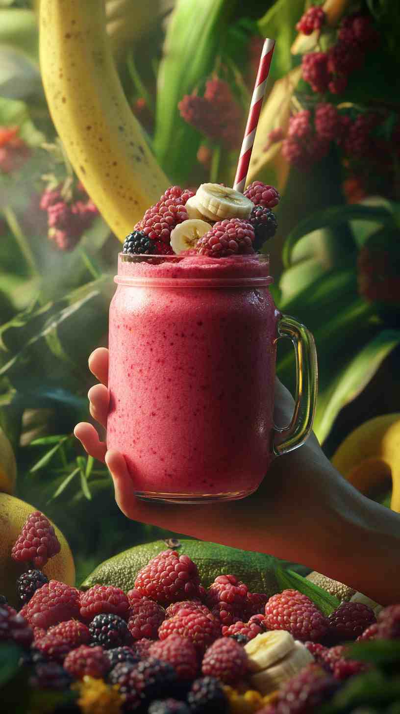 Berrylicious Banana Smoothie