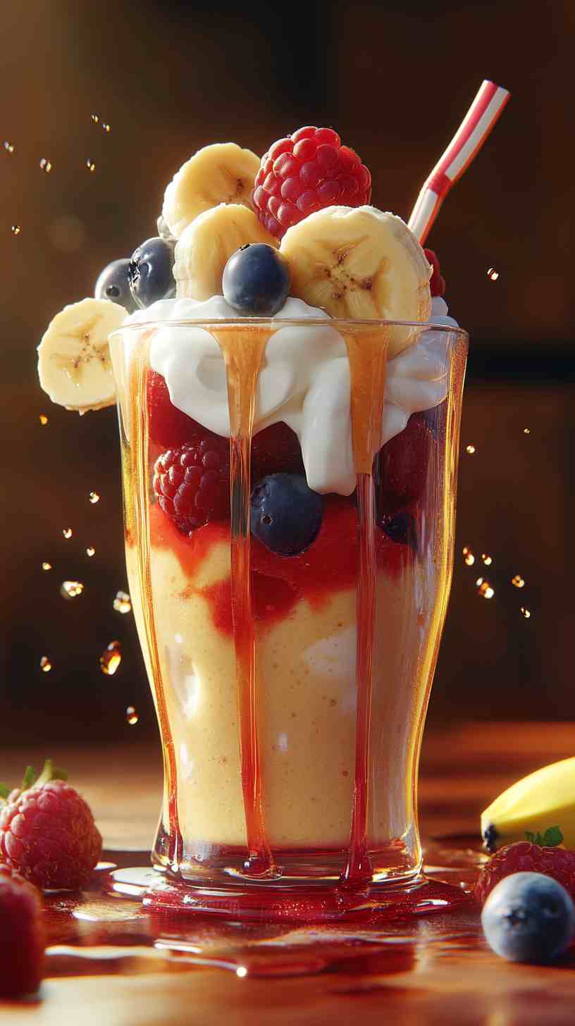 Berrylicious Banana Smoothie