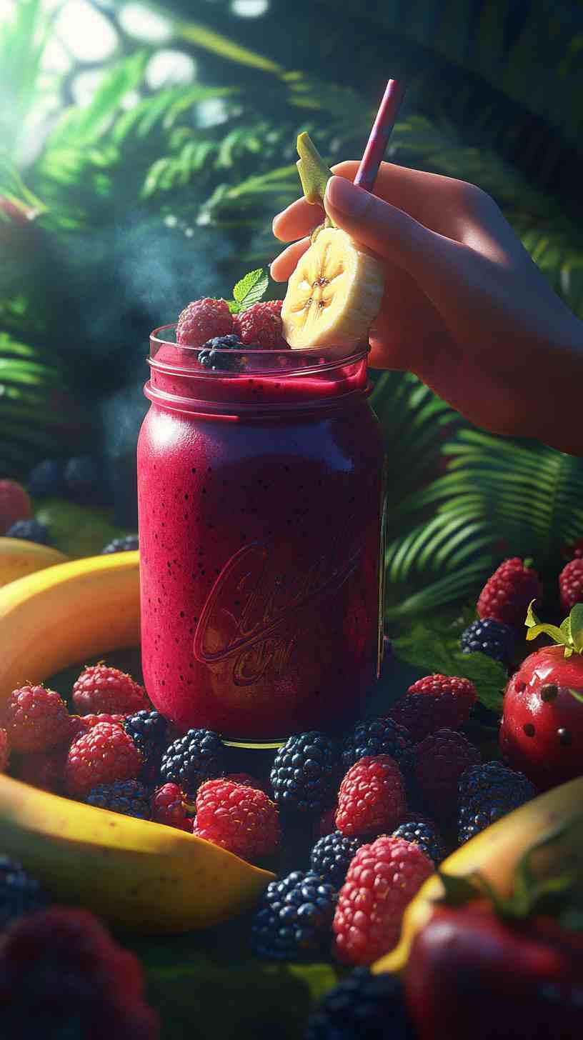 Berrylicious Banana Smoothie