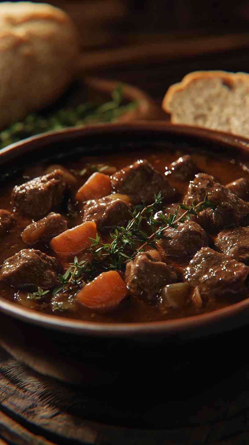 Classic Crock Pot Beef Stew Soup