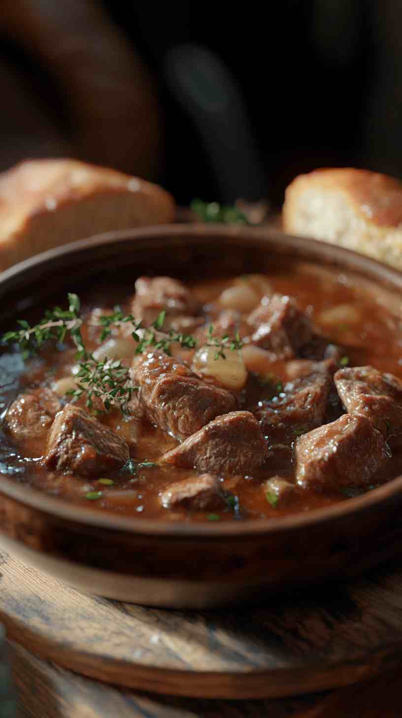 Classic Crock Pot Beef Stew Soup
