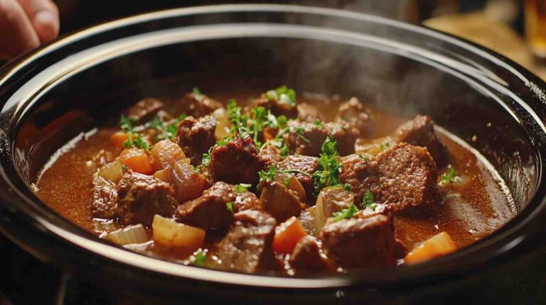 Classic Slow Cooker Beef and Ale Stew