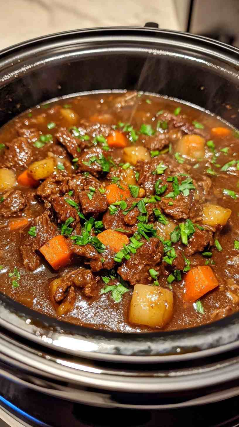 Classic Slow Cooker Beef and Ale Stew