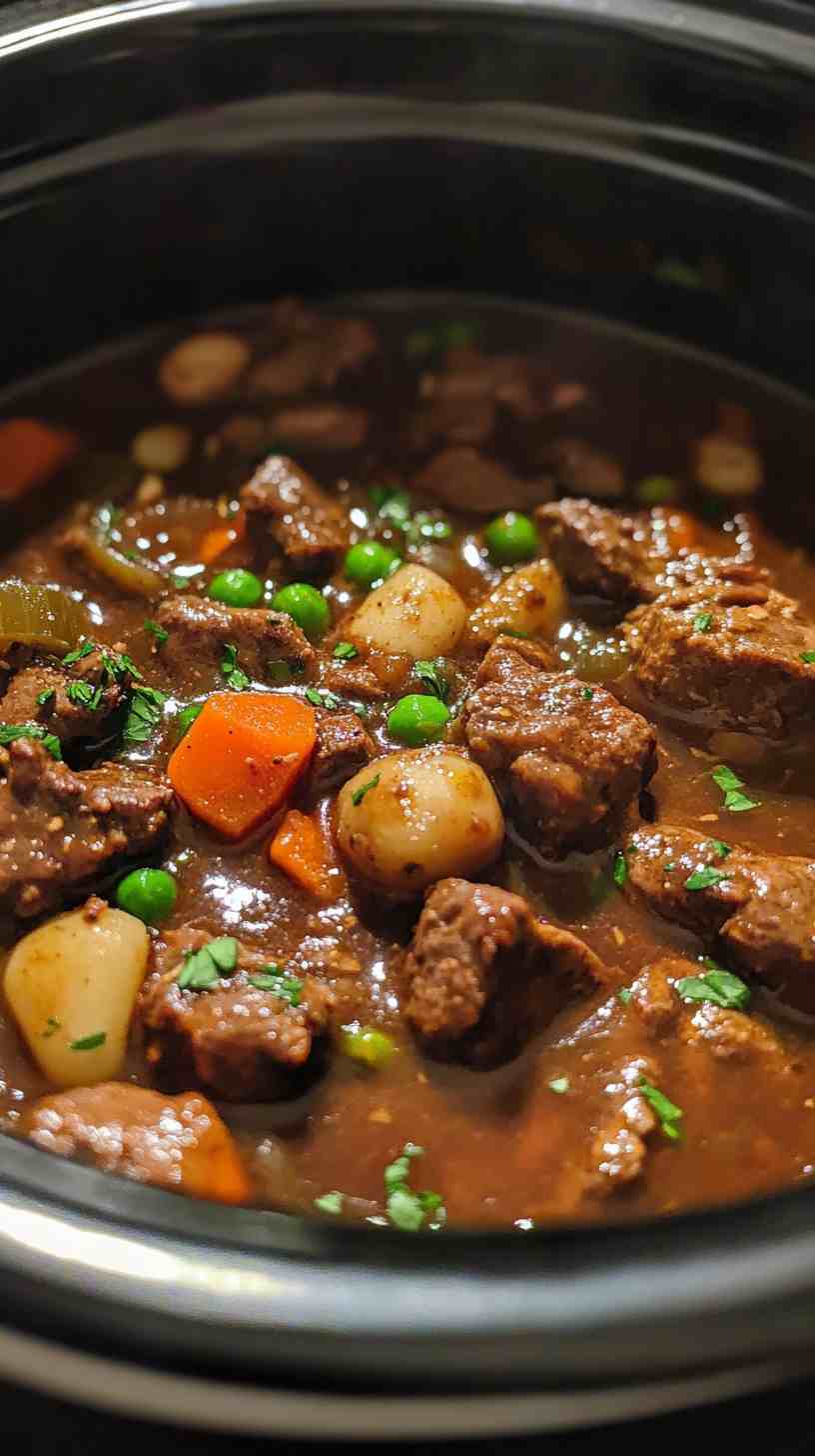 Classic Slow Cooker Beef and Ale Stew