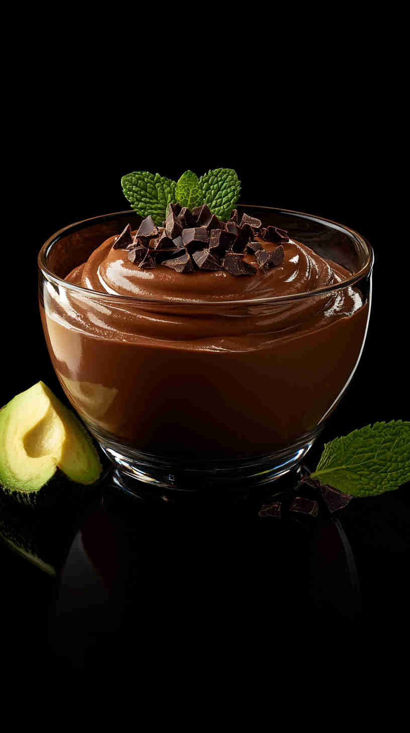 Sugar-Free Creamy Avocado Chocolate Mousse