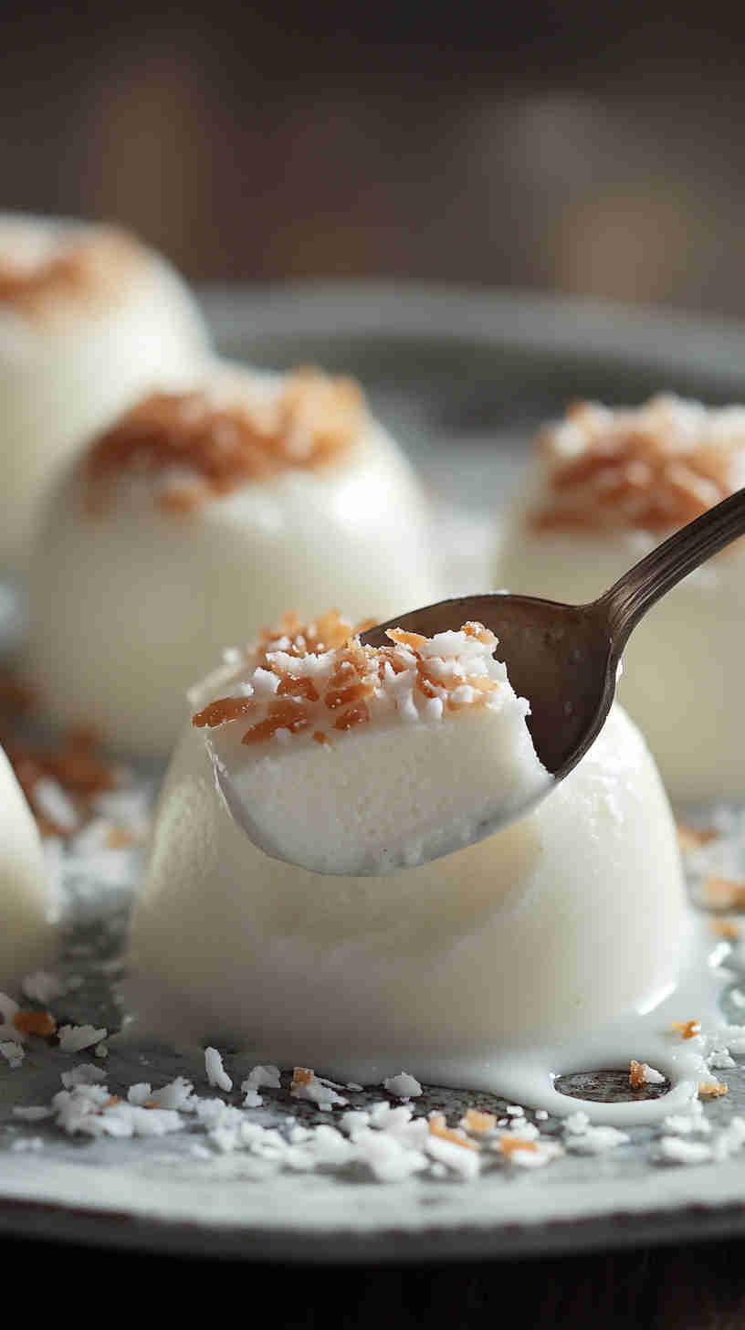 Sugar-Free Creamy Coconut Panna Cotta