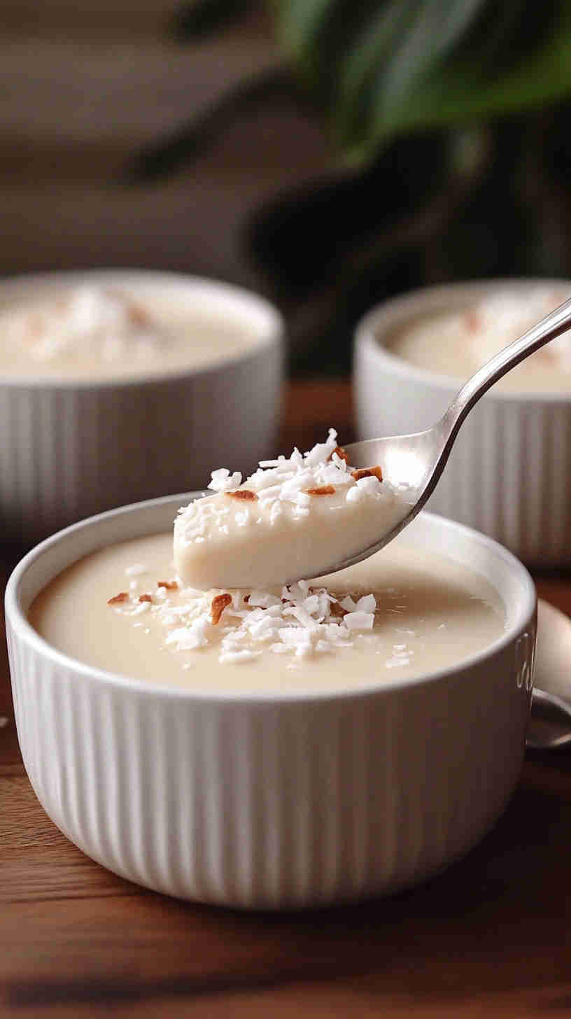 Sugar-Free Creamy Coconut Panna Cotta