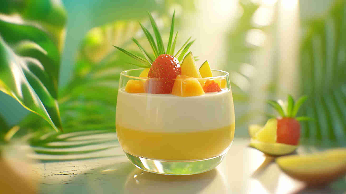 Sugar-Free Creamy Coconut Panna Cotta