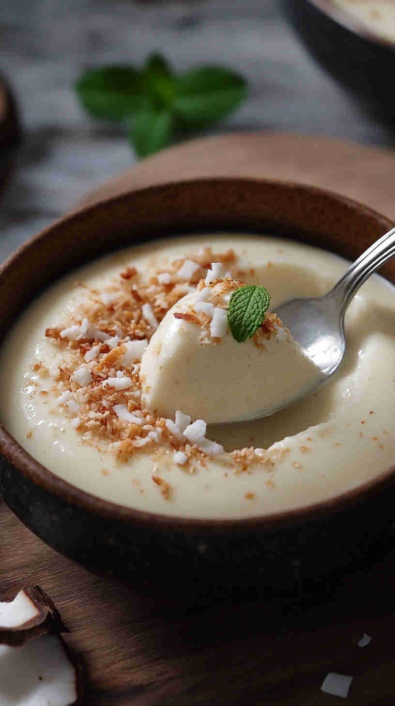 Sugar-Free Creamy Coconut Panna Cotta