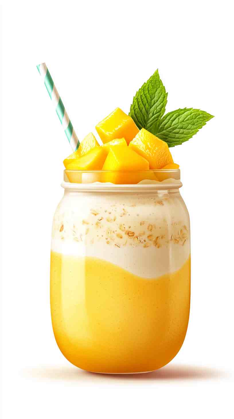 Creamy Mango and Oat Smoothie