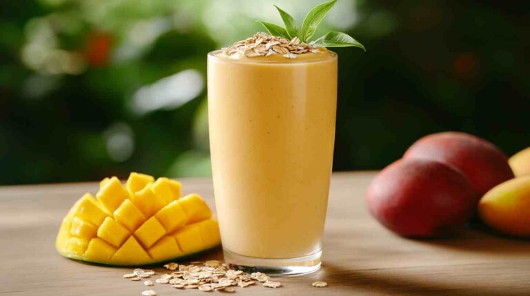 Creamy Mango and Oat Smoothie