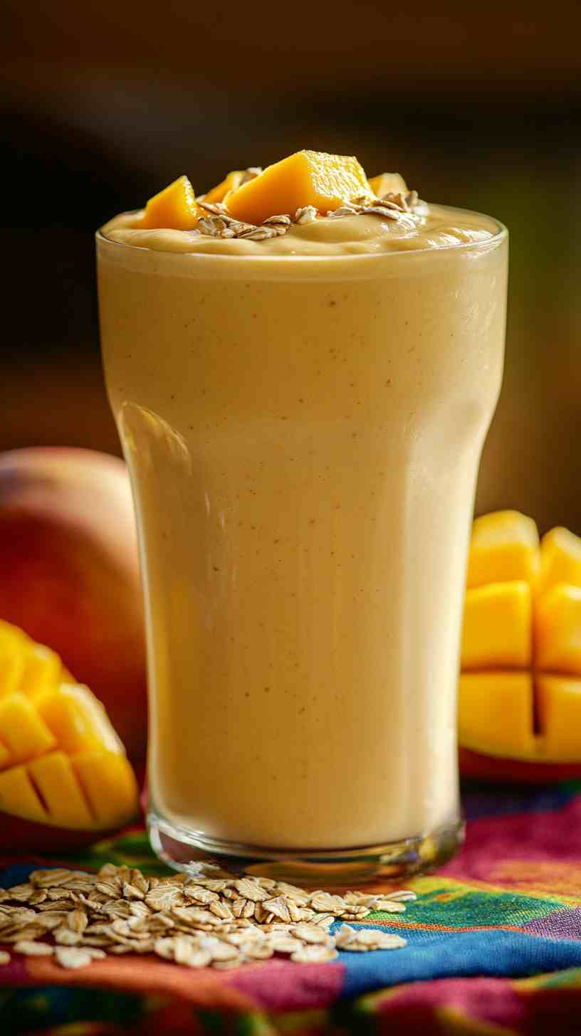 Creamy Mango and Oat Smoothie