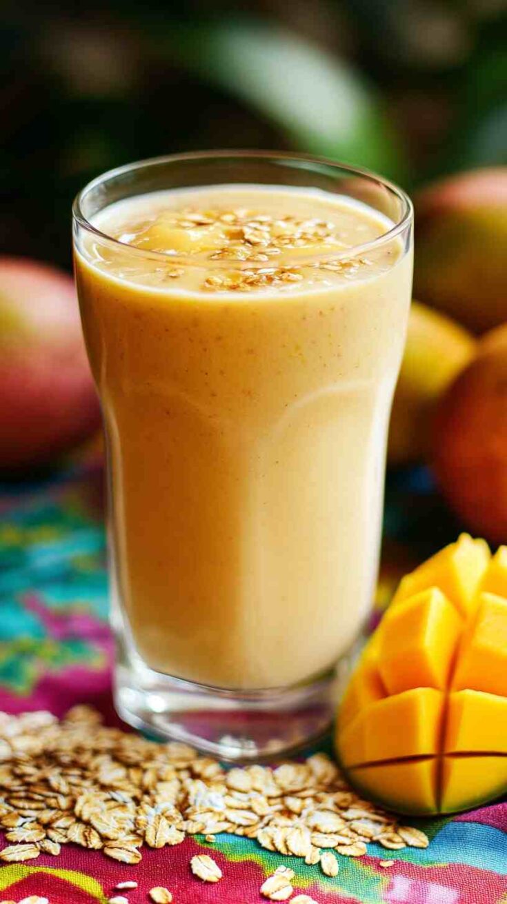Creamy Mango and Oat Smoothie