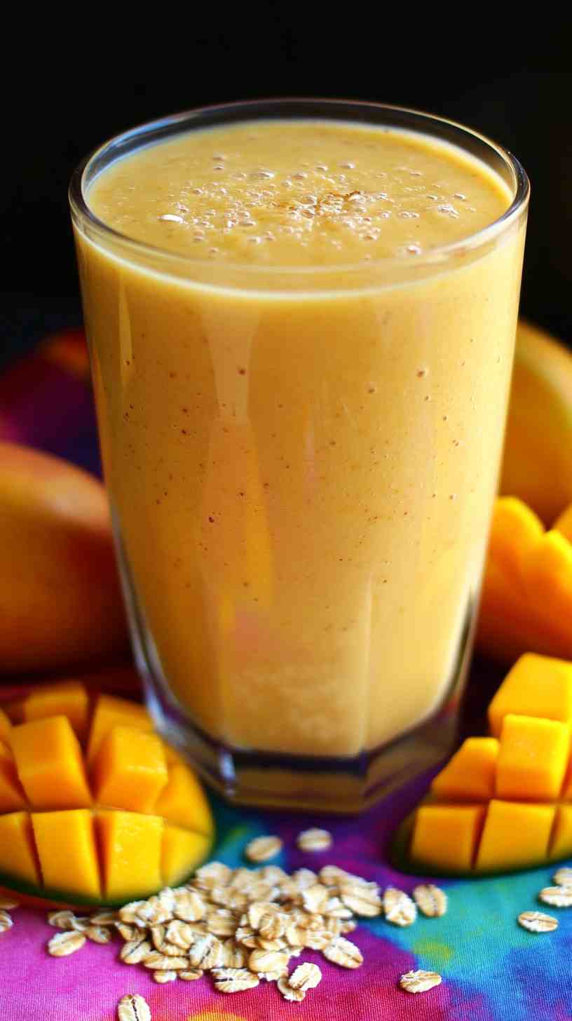 Creamy Mango and Oat Smoothie