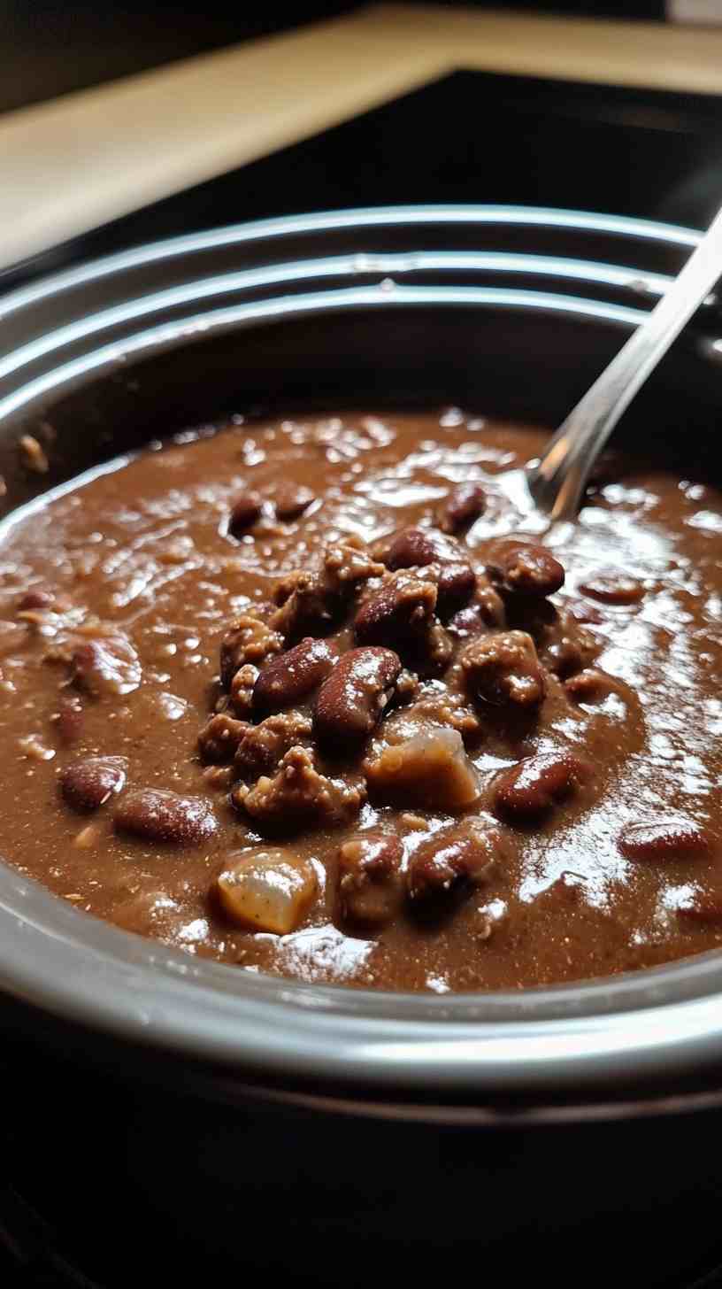 Creamy & Tender Black Beans in the Crock Pot