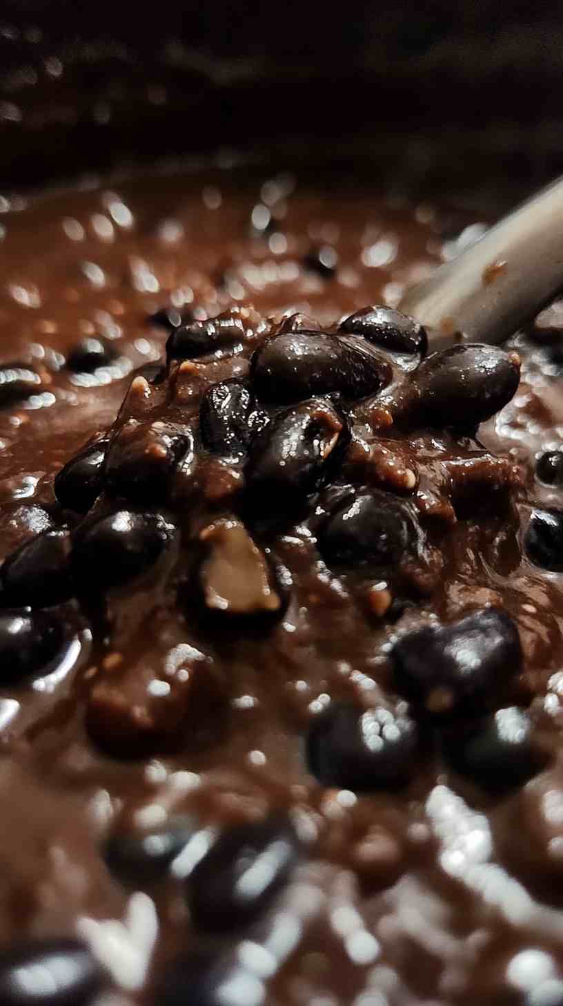 Creamy & Tender Black Beans in the Crock Pot