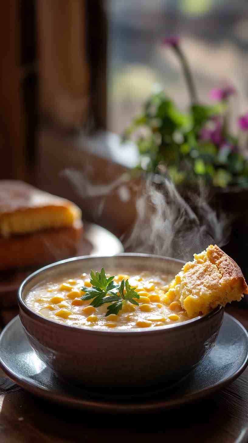 Delicious Slow Cooker Corn Chowder Soup