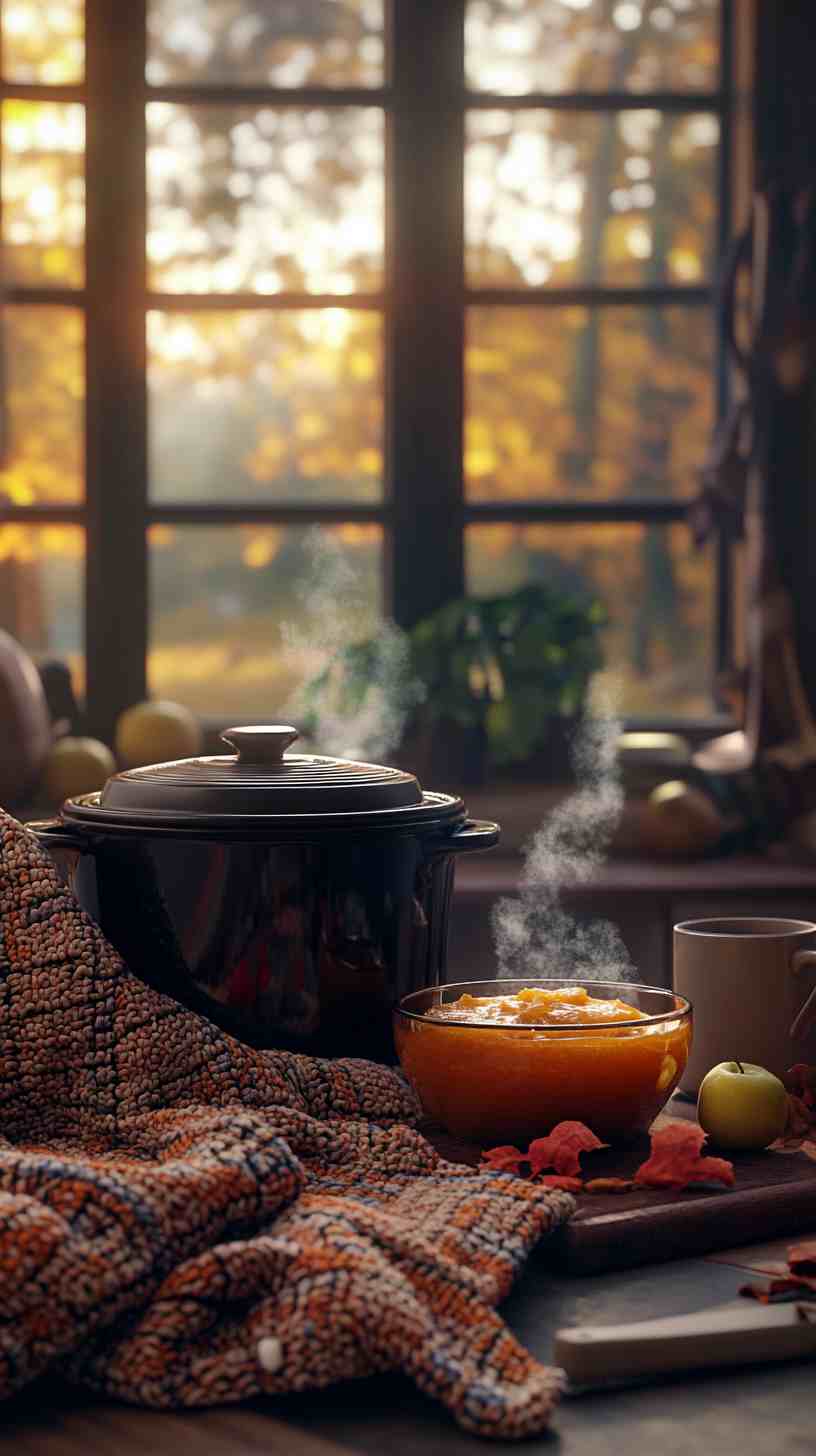 Easy Crockpot Apple Butter with Fall Flavors