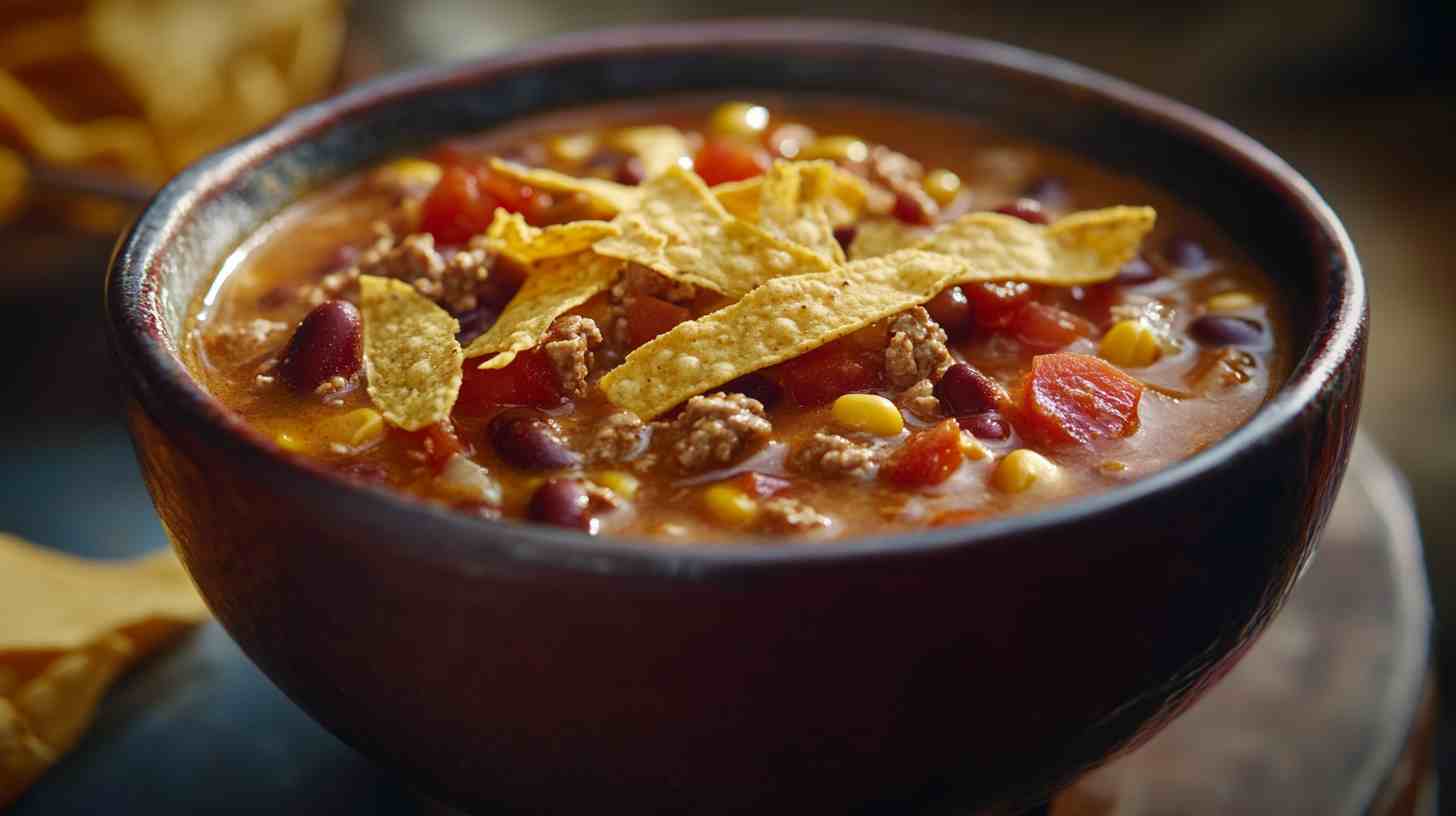 Flavorful Slow Cooker Taco Soup