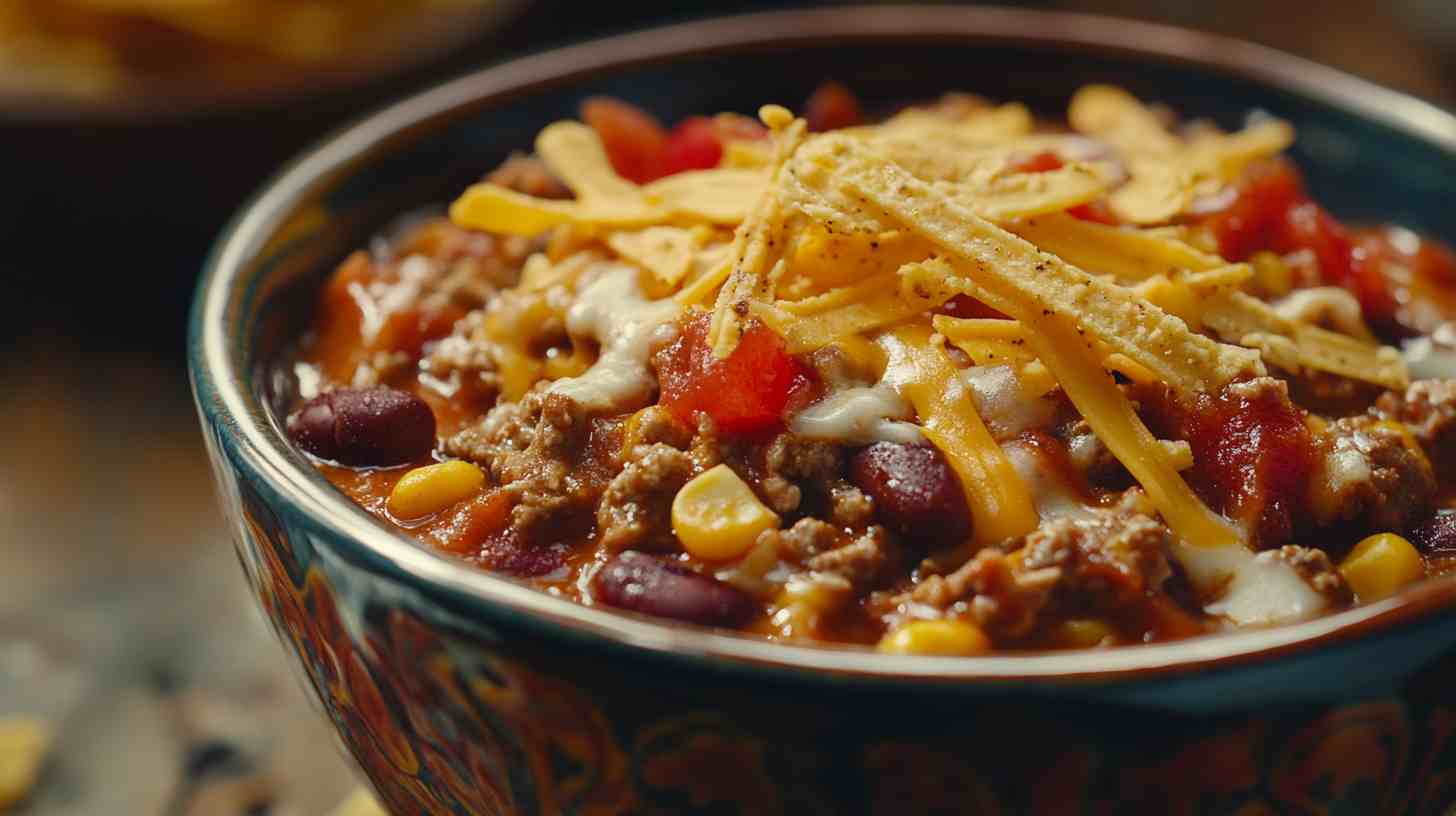 Flavorful Slow Cooker Taco Soup