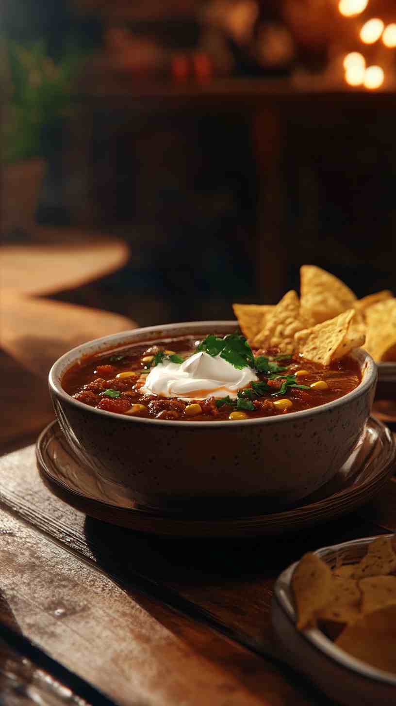 Flavorful Slow Cooker Taco Soup