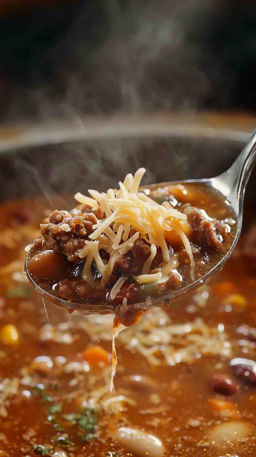 Flavorful Slow Cooker Taco Soup