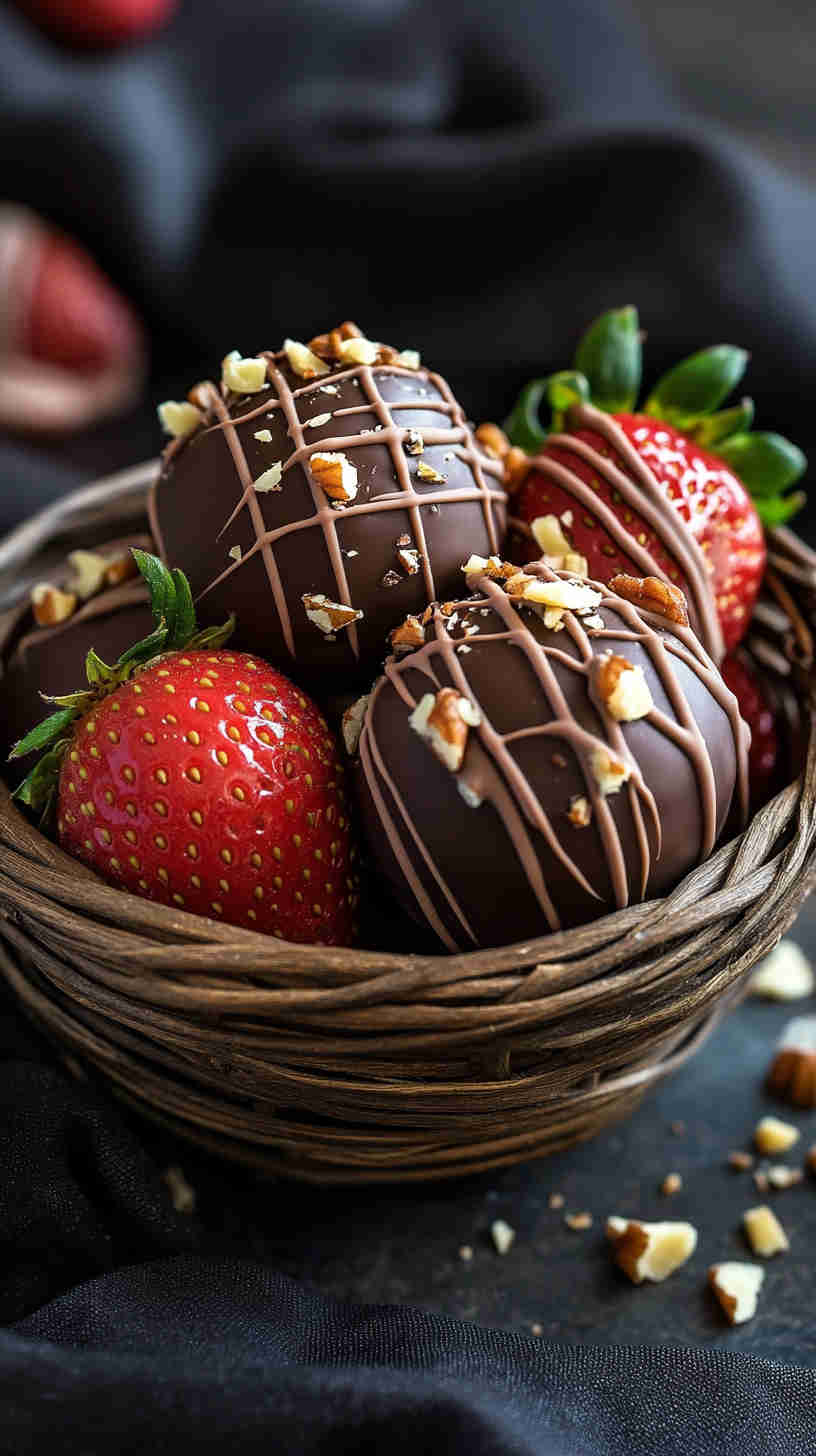 Sugar-Free Healthy Chocolate Dipped Strawberries